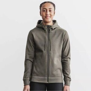 NWT Nobull Women’s Full Zip Hooded Jacket Hoodie Gray Medium
